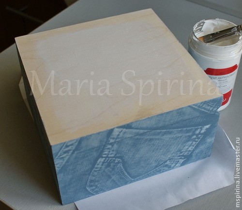 Декорирование шкатулки а-ля бохо: часть 1