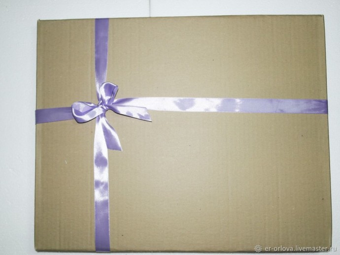 Делаем коробку для картины из гофрокартона: часть 2