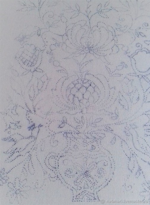 Мастер-класс по созданию вышитого панно "Вальс цветов": часть 1