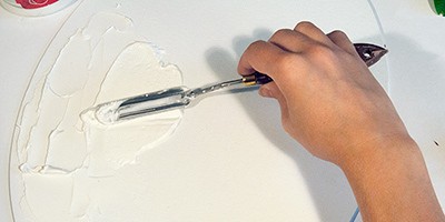 Панно "Лесное озеро" своими руками