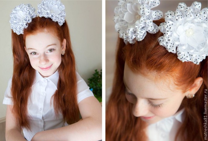 Создаем нарядные банты: часть 2 Создаем нарядные банты: часть 2