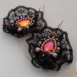 Создаем серьги в стиле барокко: часть 2