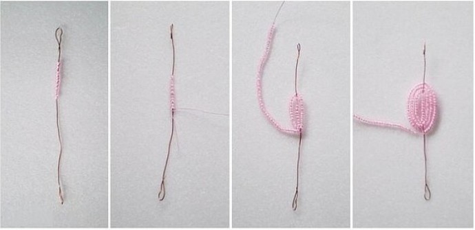 ​Тюльпаны из бисера