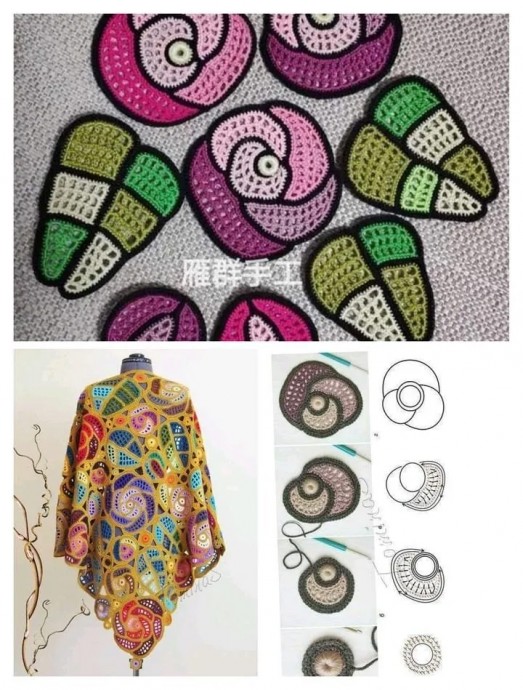 ​Узоры для интересных шалей