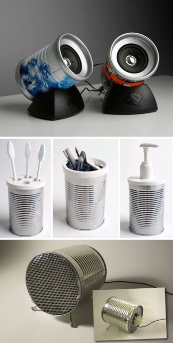 ​Ёмкости для хранения из консервных банок