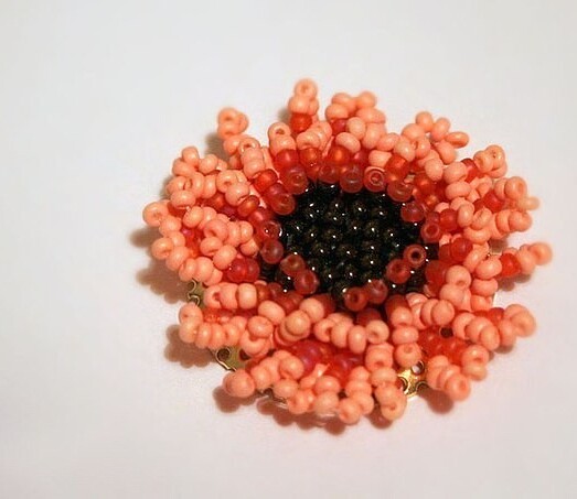 Герберы из бисера