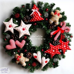 ​Игрушки для рoждеcтвенcкогo вeнкa