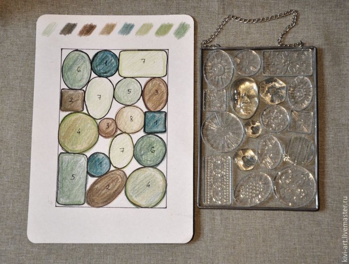 Изготовление декоративного панно-витража: часть 1