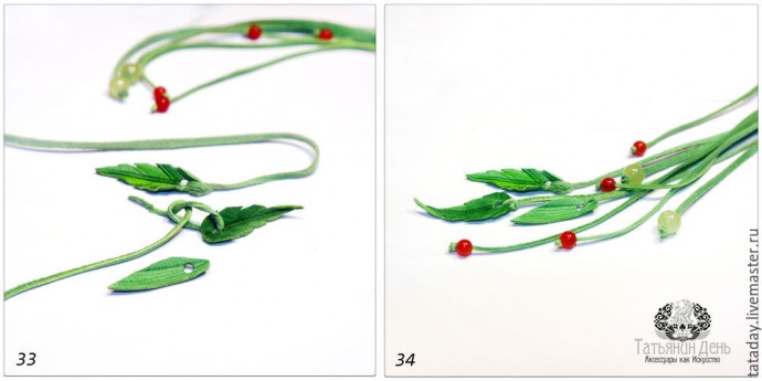 Делаем осеннюю подвеску-брелок для сумки: часть 2