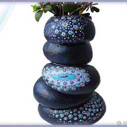 Создаем вазу из камней легко и просто своими руками