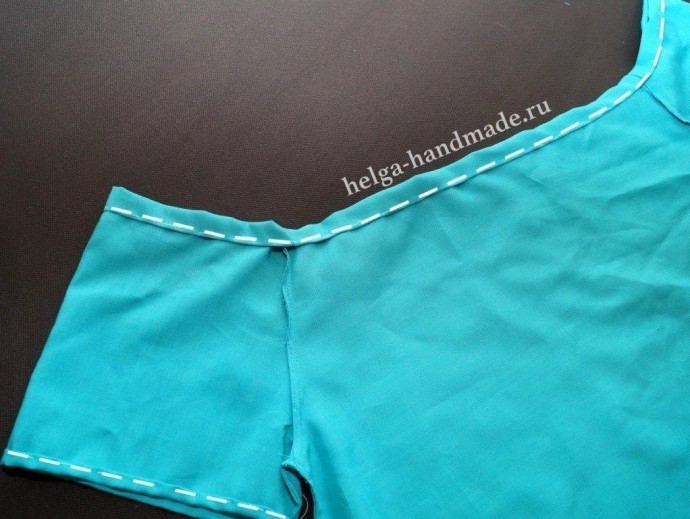 ​Лёгкая в пошиве блузка по простой выкройке