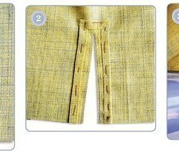 Обработка разреза рукава двойной планкой