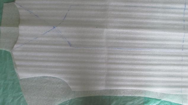 Валяние жилета в стиле "Гранж": нуно-войлок + кудри, часть 1