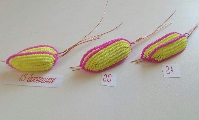 Букет лилий из бисера