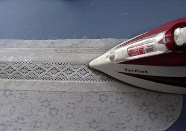 Как вшить кружево