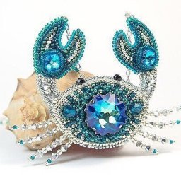 Краб из биcера