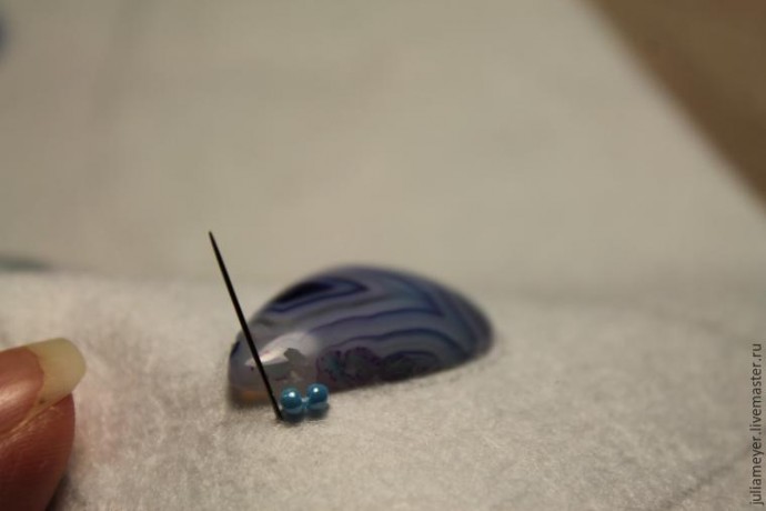 ​Вышиваем шикарное колье "Зазеркалье": часть 1