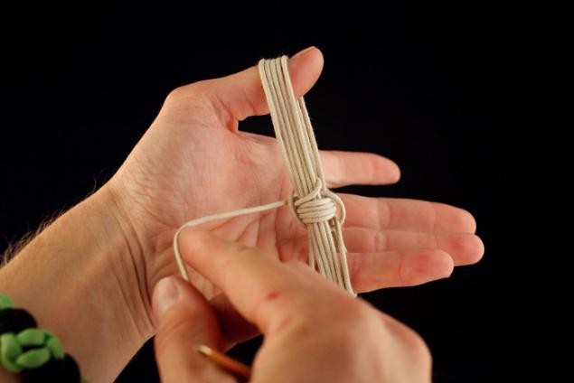 Плетём декоративный узел "Обезьяний Кулак" (Monkey Fist)