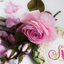 ​Роза из тафты "100 лепестков": мастер-класс, часть 5