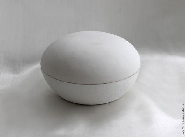 Одуванчики в объемной технике на шкатулке: часть 1