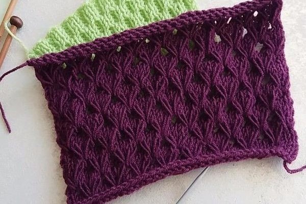 Секреты ажура: узор с вытянутыми петлями