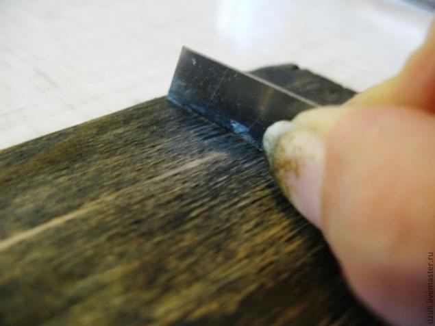 ​Состаренный фон под вживление лазерной распечатки: мастер-класс, часть 1