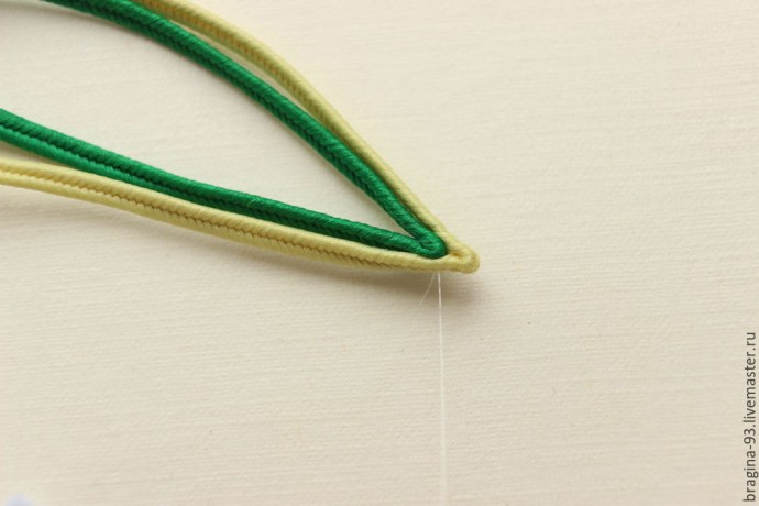 ​Создание сутажных сережек "Экзотический цветок" с кристаллами Swarovski: часть 1