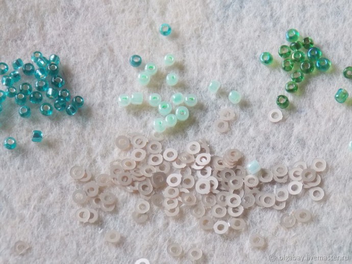 ​Брошь бирюзовая колибри: сочетание вышивки и бисера, часть 1