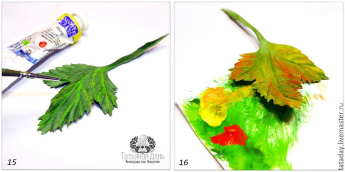 Делаем осеннюю подвеску-брелок для сумки: часть 1