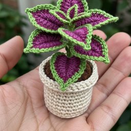 ​Идеи вязаных цветов