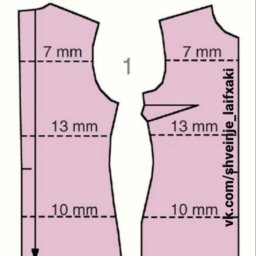 ​Как правильно укоротить выкройку
