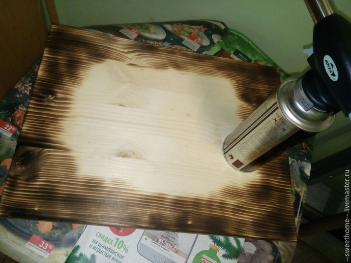 Мастер-класс о том, как вживить лазерную распечатку на брашированную поверхность: часть 1