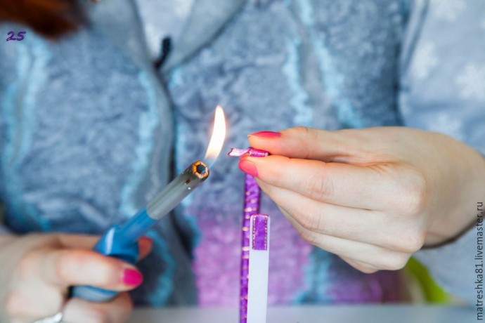 ​Создаем нарядный ободок для волос: часть 3