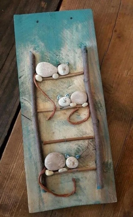 ​Удивительные картины из речных или морских камней