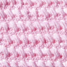 ​Узор с длинными петлями