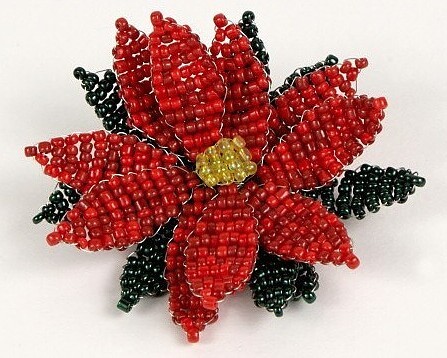 Цветочек из бисера