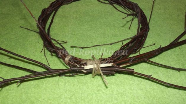 Декоративный венок: часть 1