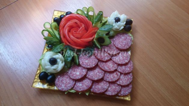 Фигурная нарезка из овощей и фруктов с фото для начинающих: часть 2