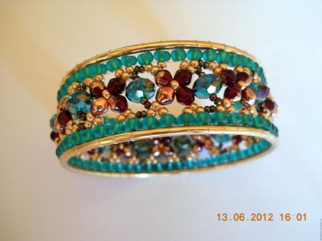 Ажурный браслет "Бабочки": часть 4