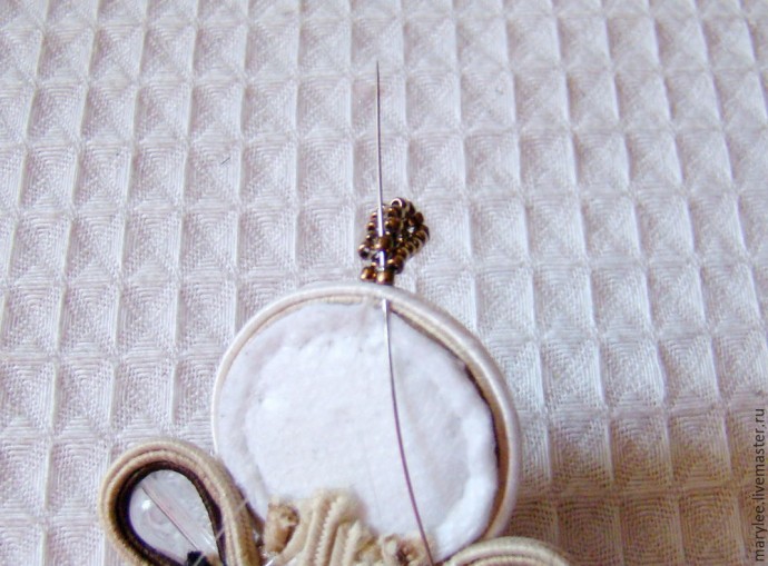 Создаем нежный кулон "English rose": часть 3 Создаем нежный кулон "English rose": часть 3