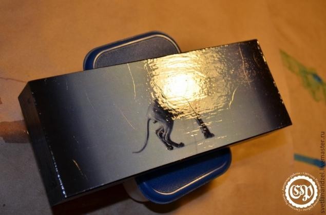 Шкатулка с кошкой: мастер-класс, часть 2