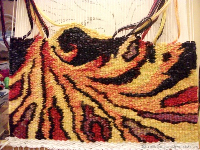 Ткём гобелен "Жар-птица": часть 3