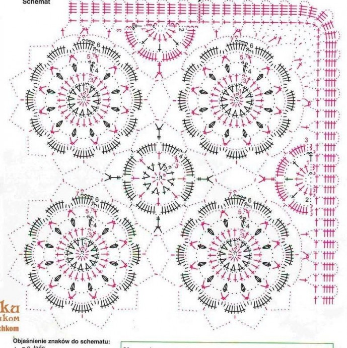Изящные мотивы крючком