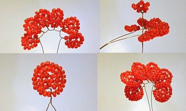 Гвоздики из бисера