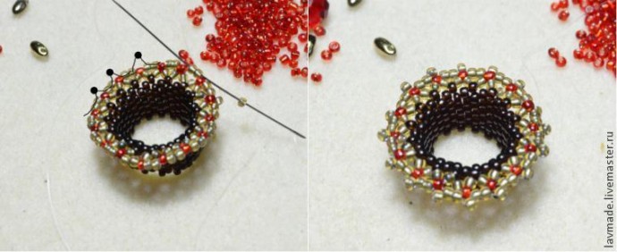 Создаем ажурное кольцо для шарфа Создаем ажурное кольцо для шарфа
