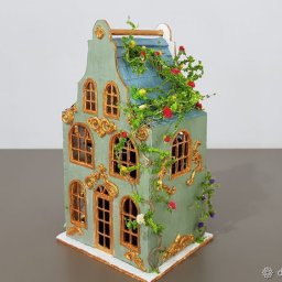 Чайный домик из картона своими руками