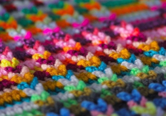 ​Очень интересный узор крючком