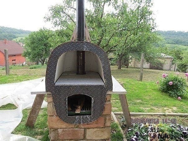 Печь из ванны своими руками