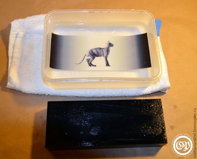 Шкатулка с кошкой: мастер-класс, часть 1