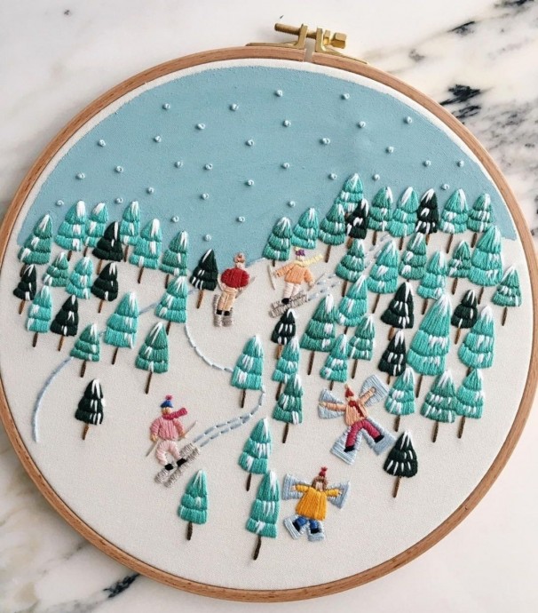 Вышивка к Новому году